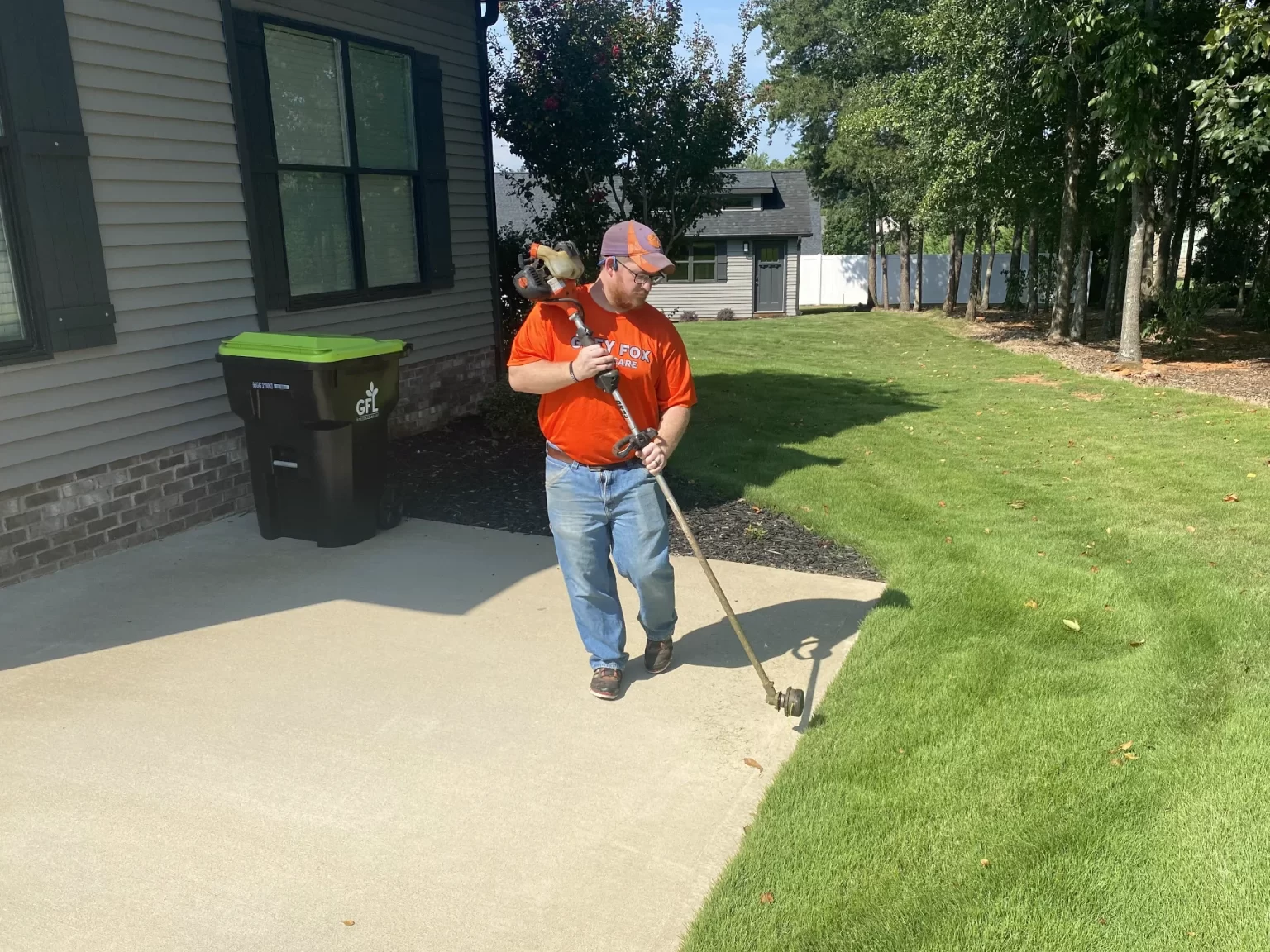 residential string trimming